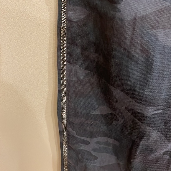 SUNDRY women’s CAMO jeans pants with side SPARKLE seams cotton size 29 - Picture 6 of 16